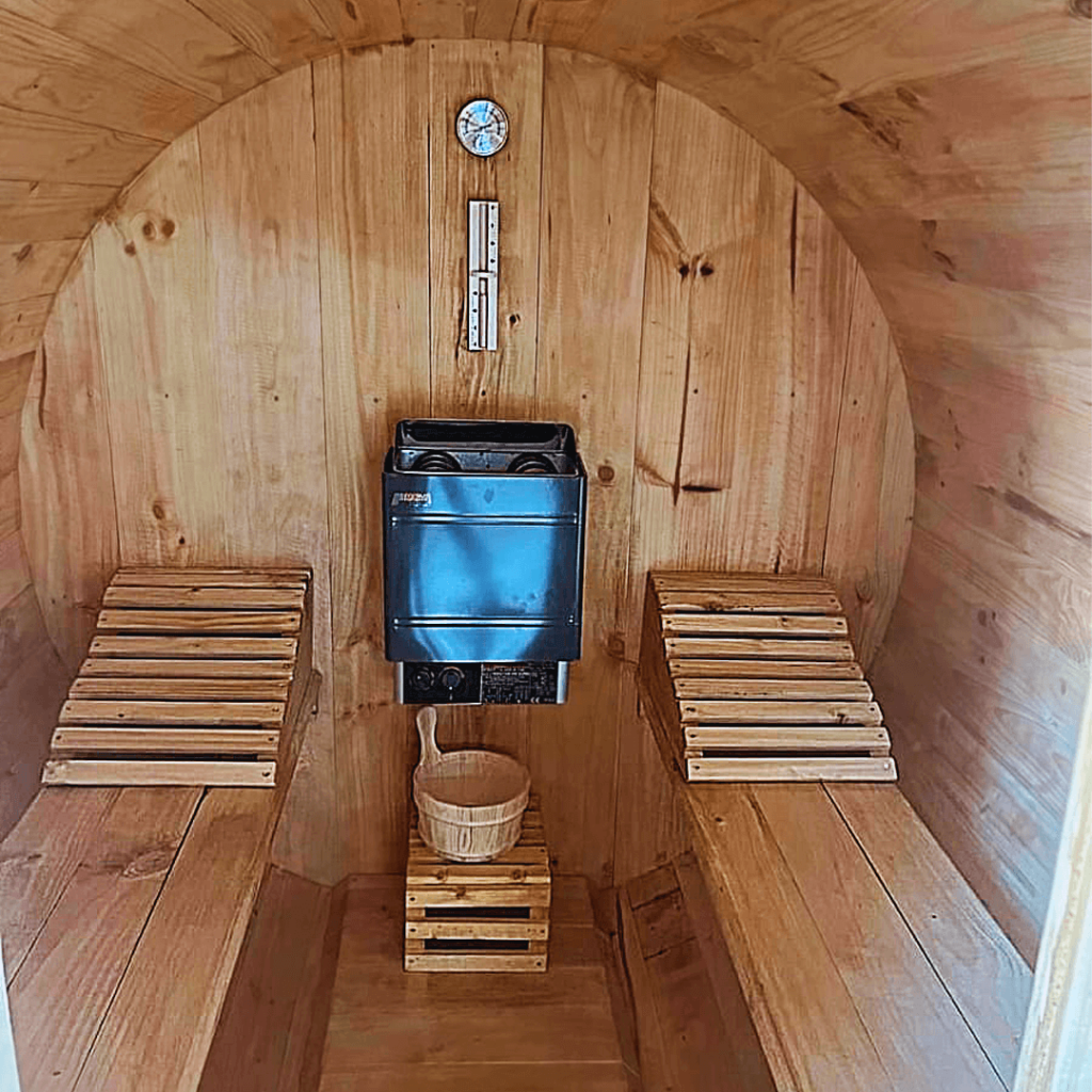 Sauna con Balcon